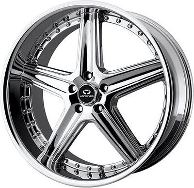 Lorenzo WL19 8x18 5x112 ET 45 Dia 66.6 Chrome