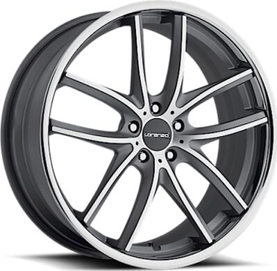 Lorenzo WL199 8.5x20 5x114.3 ET 35 Dia 66.1 Gray/Machined