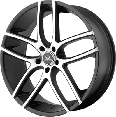Lorenzo WL35 8x20 5x120 ET 15 Dia 74 Black/Machined