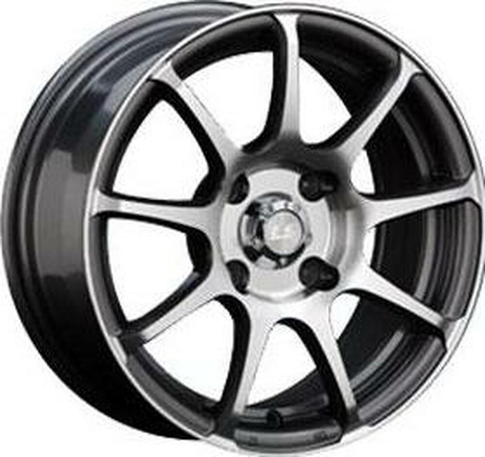 LS BY802 6x14 4x98 ET 35 Dia 58.6 silver