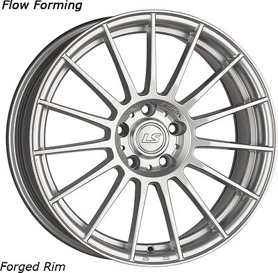 LS FlowForming RC05 8x18 5x112 ET 45 Dia 66.6 silver