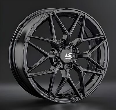 LS FlowForming RC85 6x16 4x100 ET 40 Dia 60.1 BK