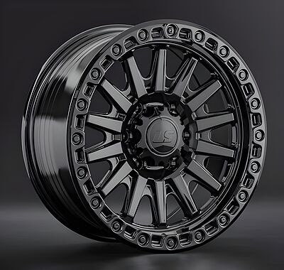 LS FlowForming RC90 9x18 5x150 ET 25 Dia 110.1 BK