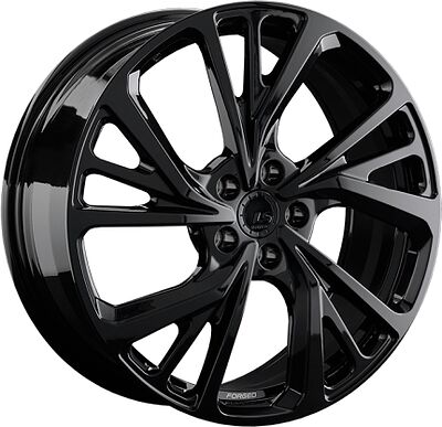 LS Forged LS FG22 7x19 5x108 ET 36 Dia 65.1 BK