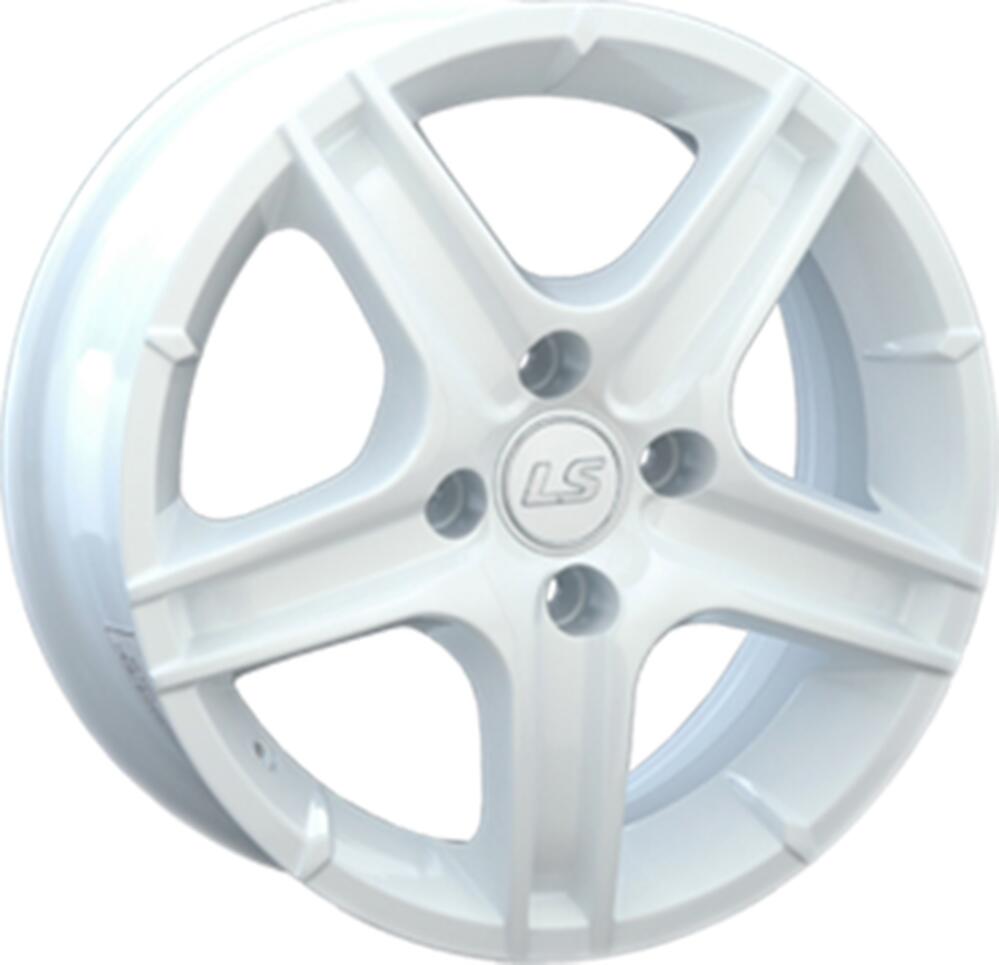 LS K333 6x14 4x98 ET 35 Dia 58.6 White