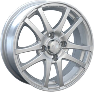LS NG450 6x15 4x98 ET 35 Dia 58.6 silver