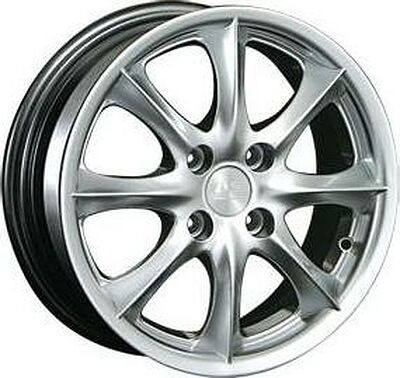 LS ZT393 5.5x14 4x98 ET 35 Dia 58.6 White