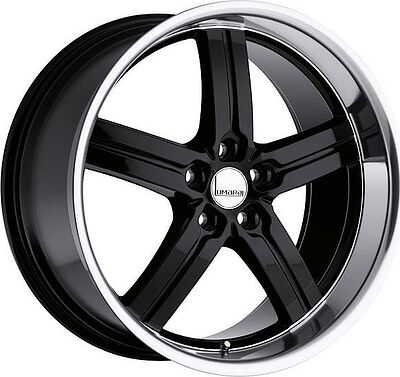 Lumarai Morro 8x19 5x114.3 ET 37 Dia 60.1 Gloss Black Mirror Lip