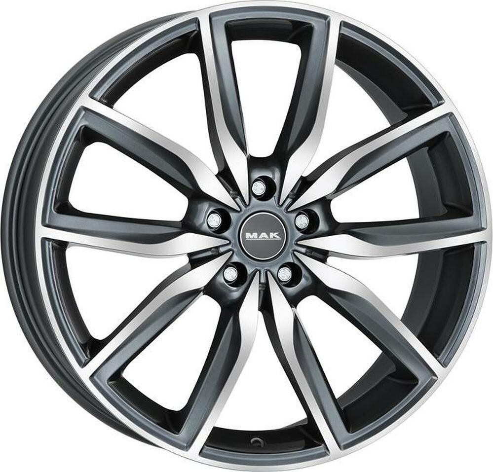 Mak Allianz 8.5x19 5x112 ET 25 Dia 66.6 Gunmetal
