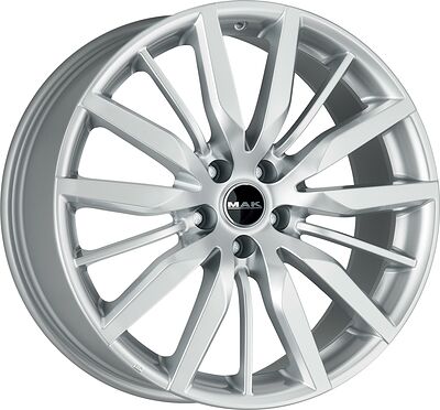 Mak Barbury 8x19 5x114.3 ET 40 Dia 76 silver