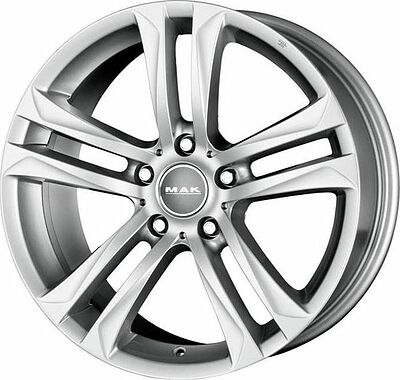 Mak Bimmer 7x16 5x120 ET 20 Dia 72 Silver