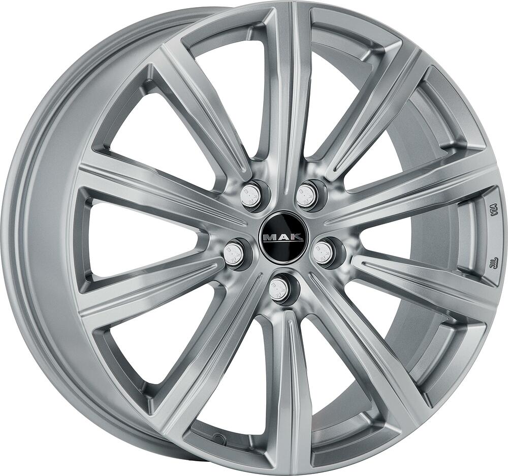 Mak Birmingham 8.5x20 5x112 ET 28 Dia 66.45 silver