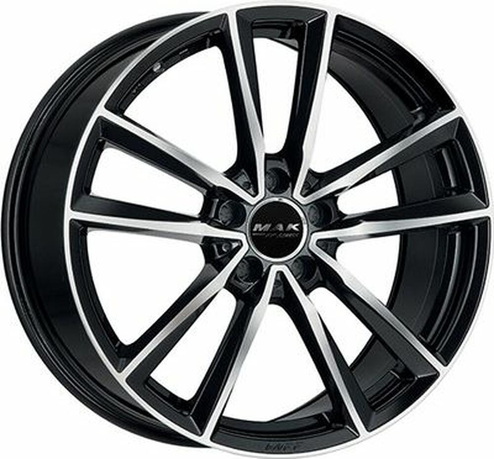 Mak Bremen 8x19 5x112 ET 48 Dia 66.6 Black mirror