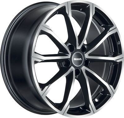 Mak DaVinci 7x18 5x108 ET 47.5 Dia 63.4 Black Mirror