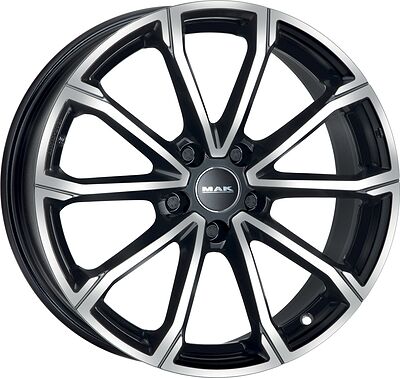 Mak DaVinci 7x18 5x108 ET 47.5 Dia 63.4 Black Mirror