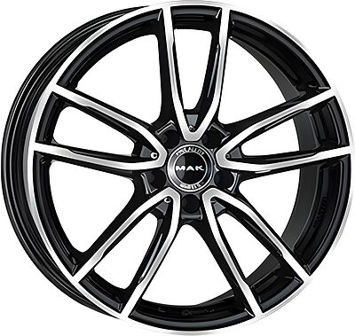 Mak Evo 8x19 5x112 ET 48 Dia 66.6 Black Mirror