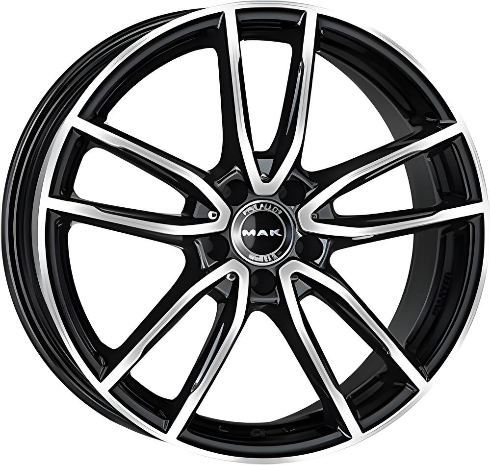 Mak Evo 8x19 5x112 ET 40 Dia 66.6 Black Mirror