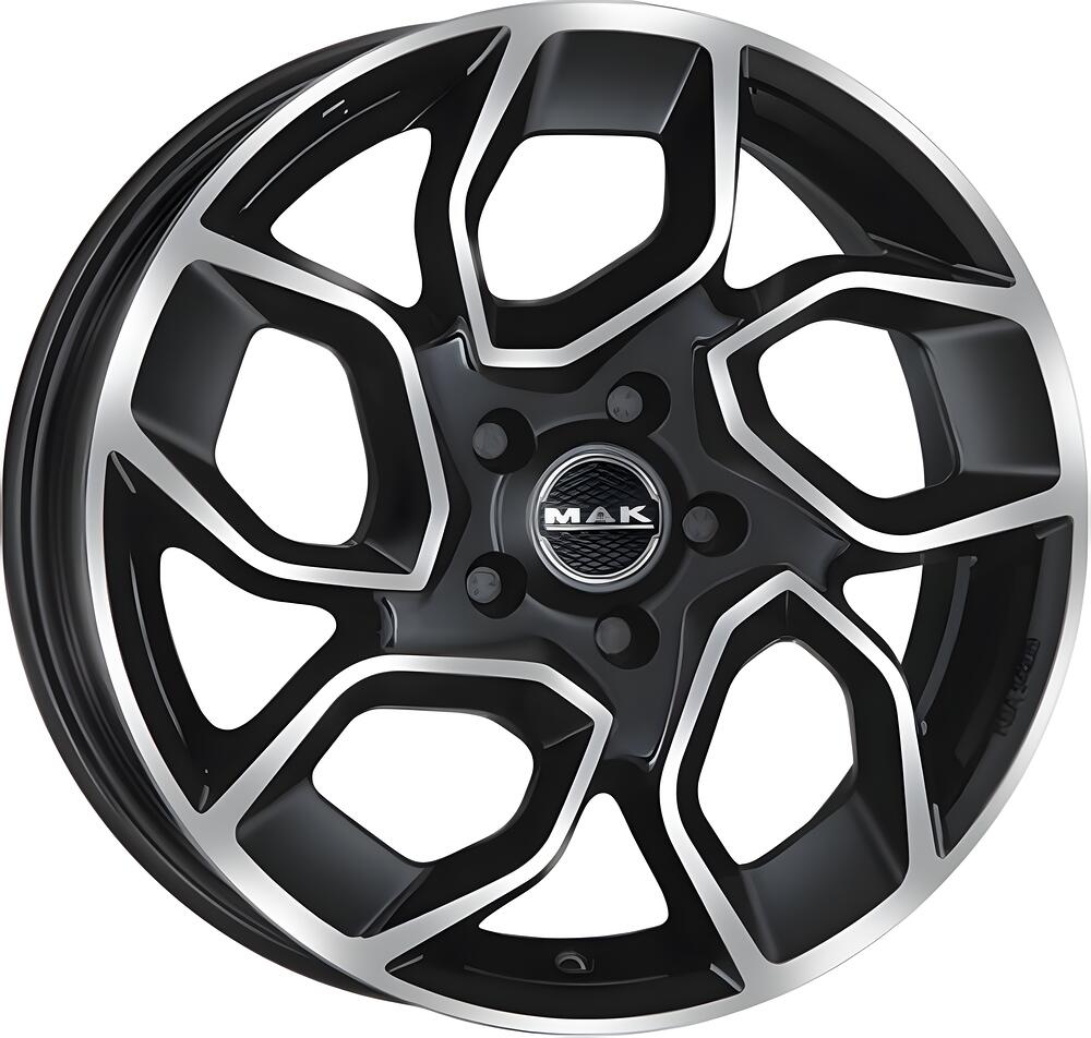 Mak Express 7.5x18 5x112 ET 52 Dia 66.6 Black Mirror