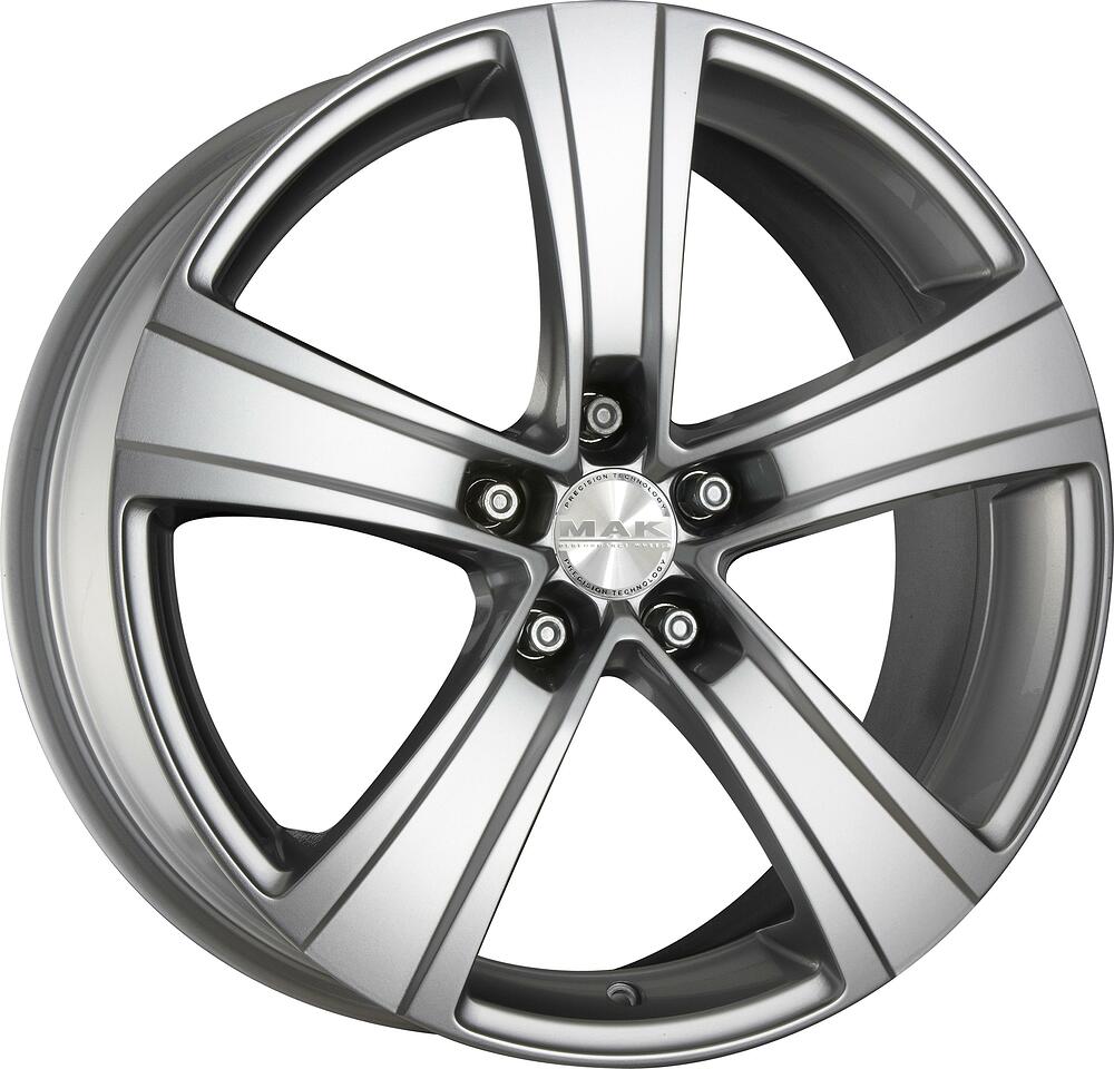 Mak F5 7x16 5x114.3 ET 48 Dia 60.1 silver