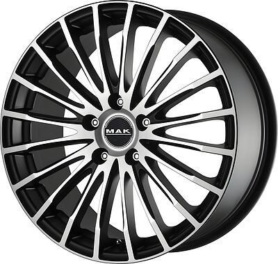Mak Fatale 7x17 4x100 ET 38 Dia 72 Ice Black