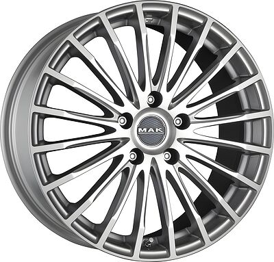 Mak Fatale 7.5x17 5x112 ET 30 Dia 76 silver
