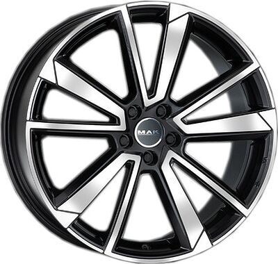 Mak Fivestar 8.5x19 5x112 ET 45 Dia 57.1 Black Mirror