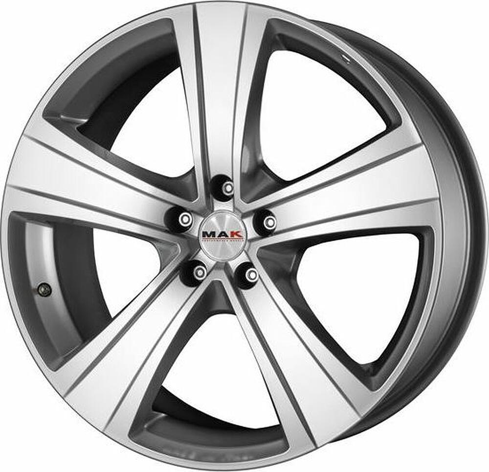 Mak Fuoco 5 8x17 5x114.3 ET 40 Dia 76 HYPER SIL