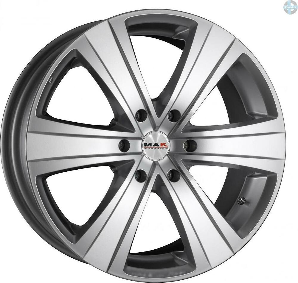 Mak Fuoco 6 8x18 6x139.7 ET 20 Dia 112 Hyper Silver