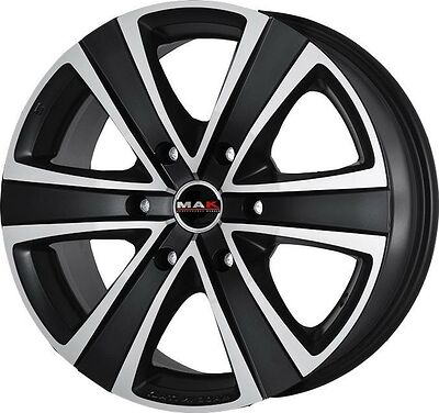 Mak Fuoco 6 8x18 6x114.3 ET 30 Dia 76 Ice Black