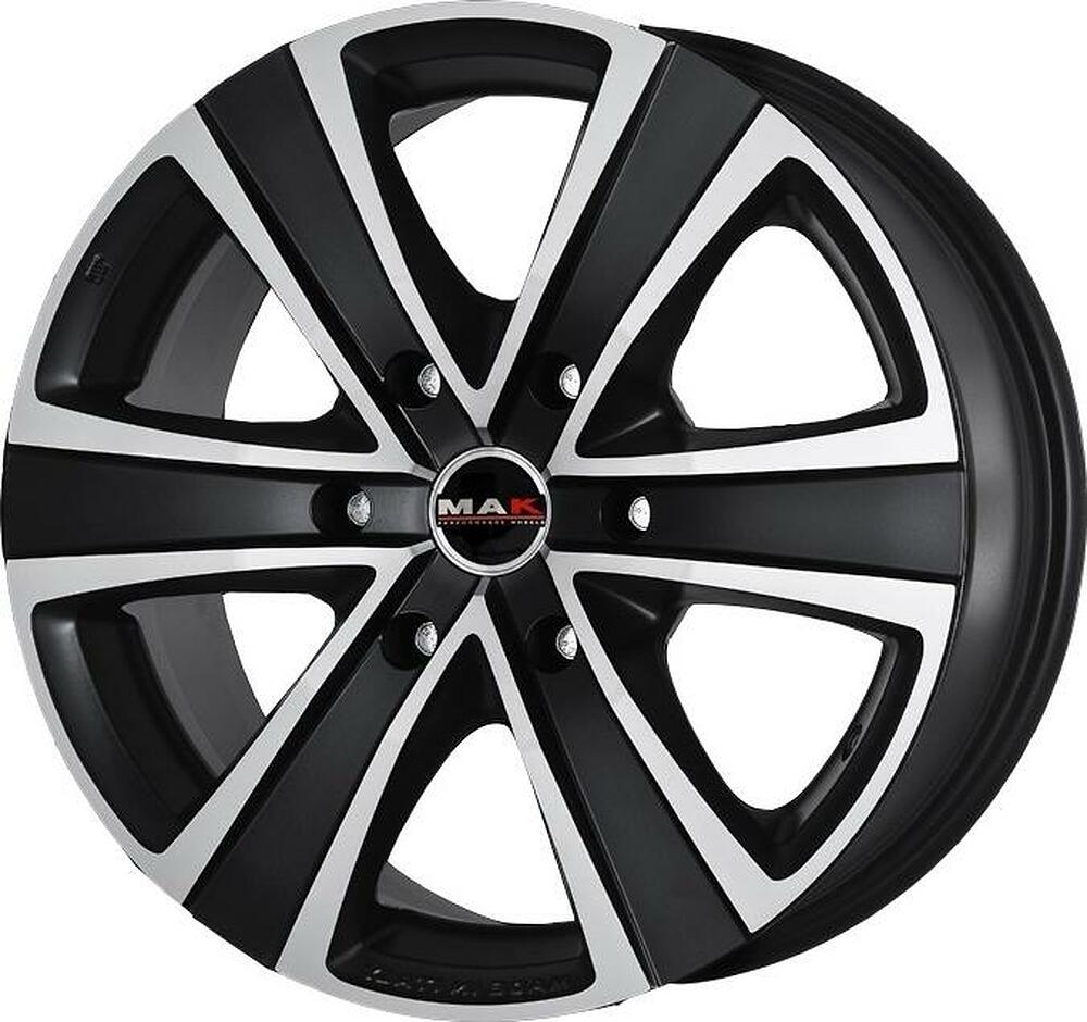 Mak Fuoco 6 8x18 6x139.7 ET 35 Dia 112 Ice Black