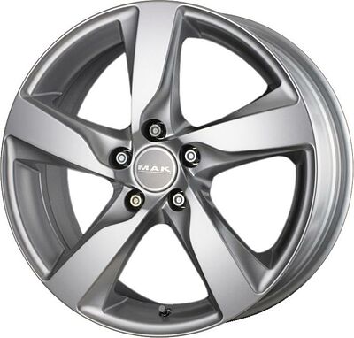 Mak G'Burg W 7x16 5x108 ET 45 Dia 65.1 silver