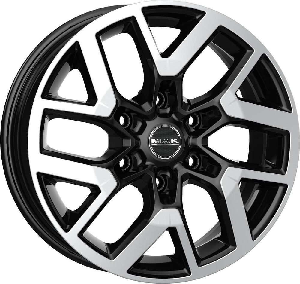 Mak Gravel 6.5x16 6x130 ET 62 Dia 84.1 Black Mirror