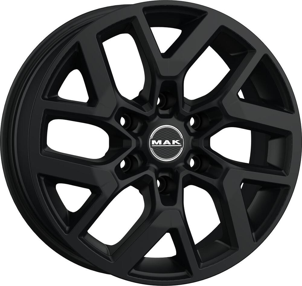 Mak Gravel 7.5x19 6x130 ET 54 Dia 84.1 Mat Black