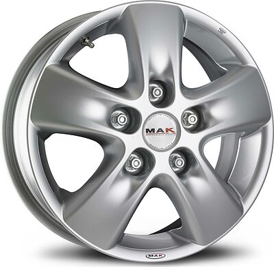 Mak HD2 6.5x15 5x160 ET 52 Dia 65.1 Hyper Silver