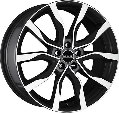 Mak Highlands 8.5x20 5x120 ET 53 Dia 72.6 Black