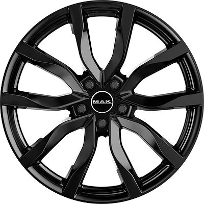 Mak Highlands 7x17 5x114.3 ET 40 Dia 76 Gloss Black