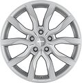 Mak Highlands 7x17 5x100 ET 48 Dia 56.1 silver