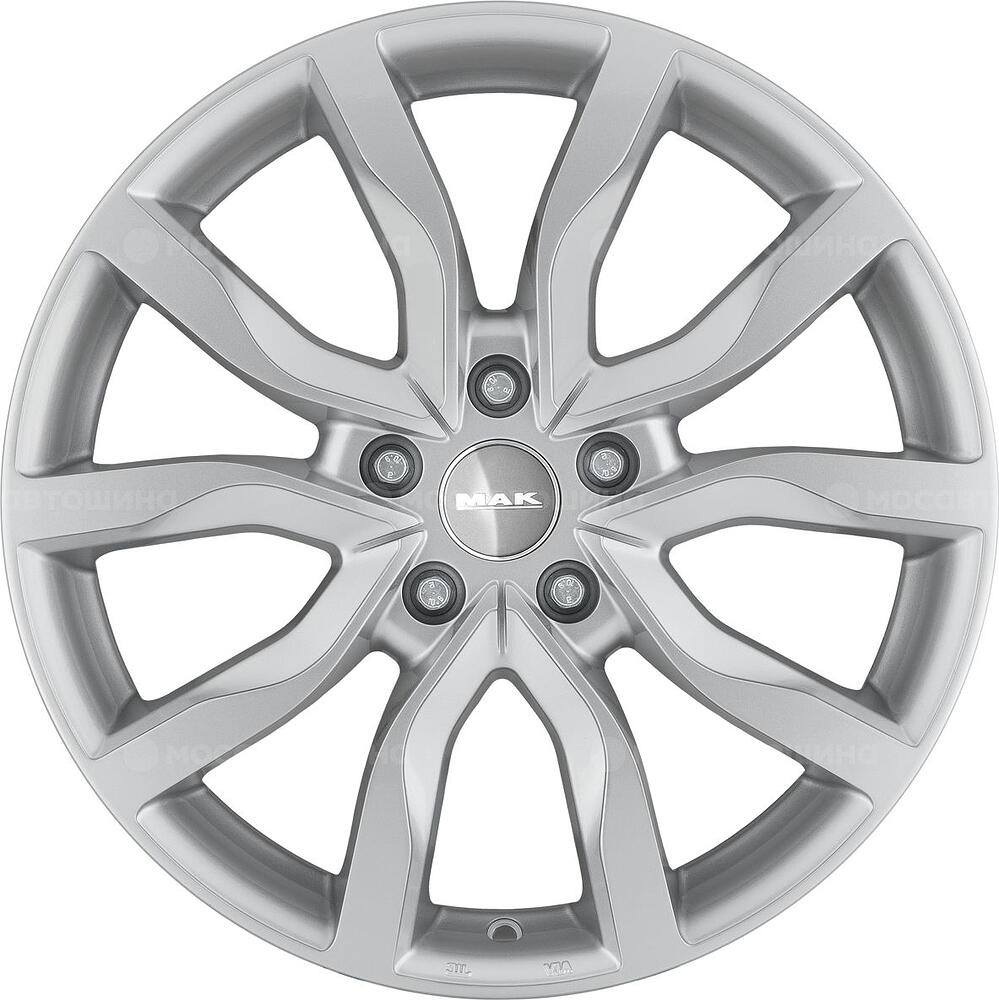 Mak Highlands 7x17 5x100 ET 48 Dia 56 Silver
