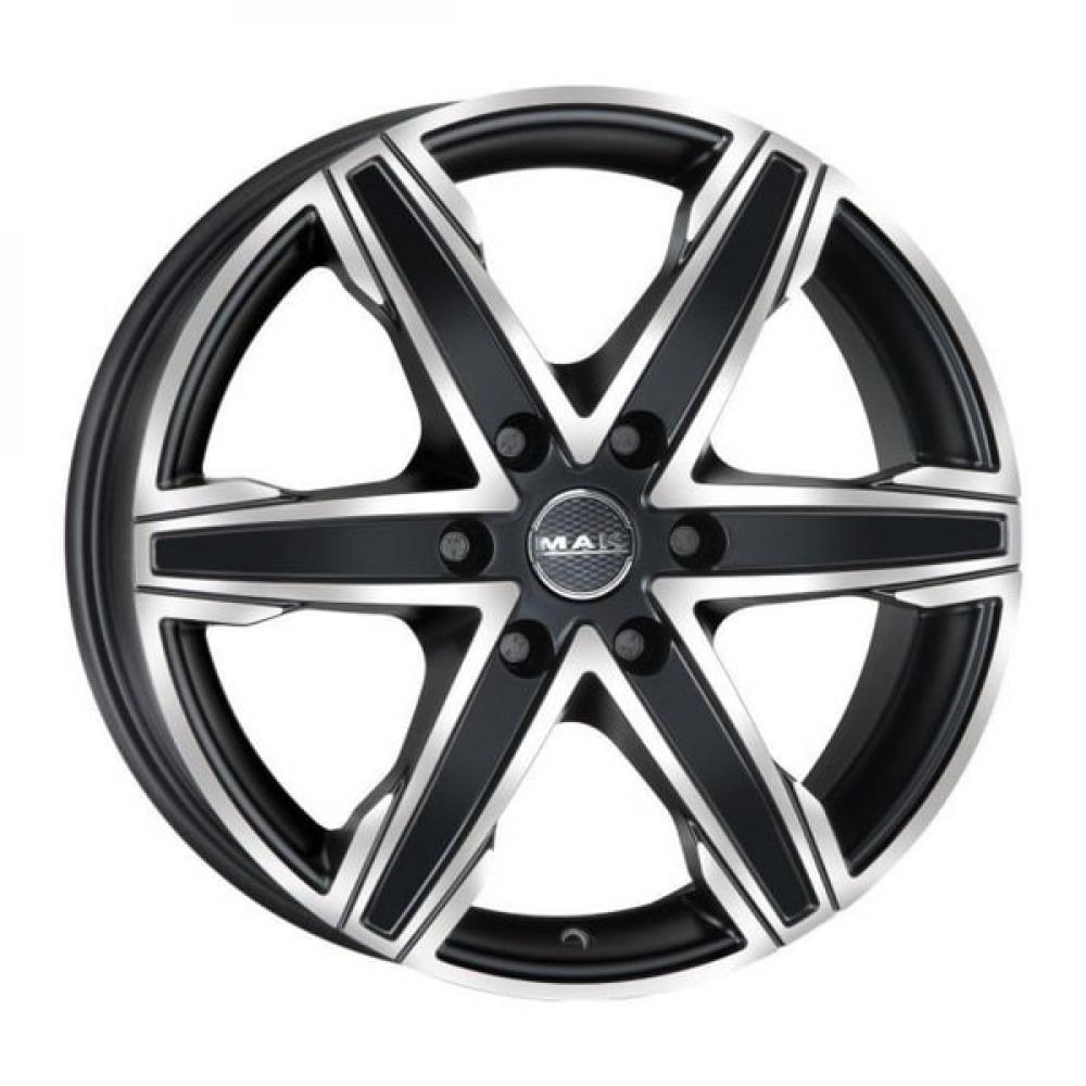 Mak King6 6.5x16 6x139.7 ET 10 Dia 112 Ice Black