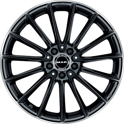 Mak Komet 7.5x17 5x112 ET 36 Dia 66.6 Gloss Black