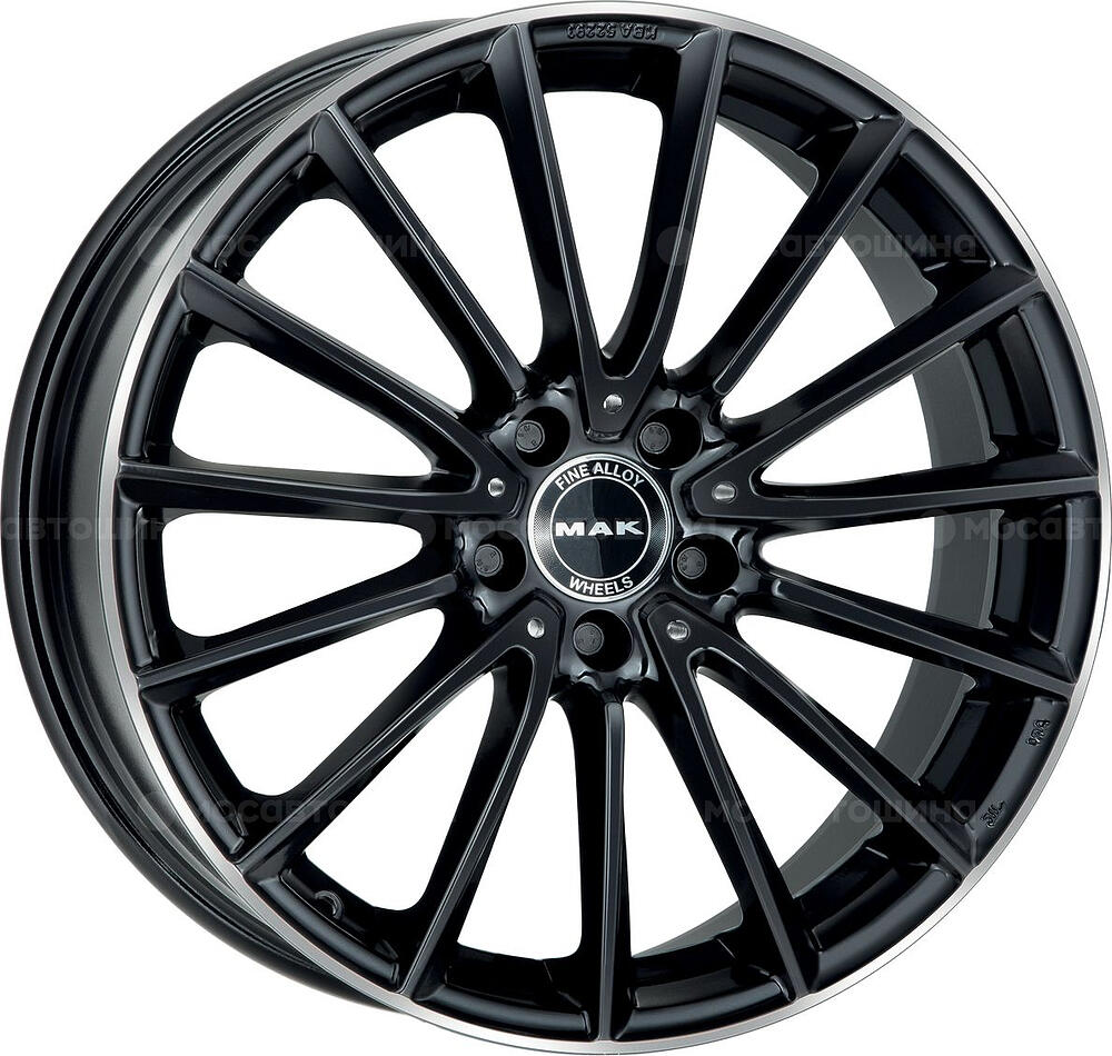Mak Komet 9x18 5x112 ET 42 Dia 66.6 Gloss Black