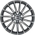 Mak Komet 9x19 5x112 ET 50 Dia 66.6 Gunmetal Mirror Face