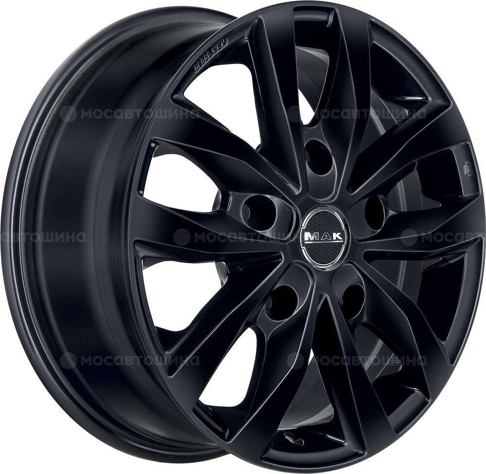 Mak Load 5 3 7x17 5x160 ET 55 Dia 65.1 Gloss Black