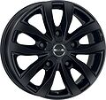 Mak Load 5 3 6.5x15 5x160 ET 58 Dia 65.1 Gloss Black