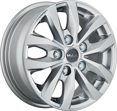 Mak Load 5 3 7x17 5x160 ET 55 Dia 65.1 silver