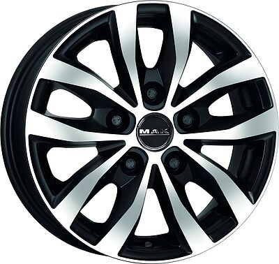 Mak Load 5 7x17 5x120 ET 55 Dia 65.1 Ice Black