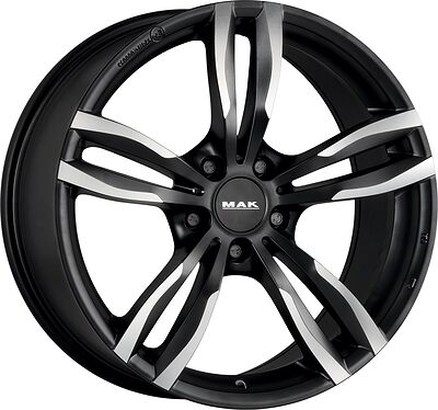 Mak Luft 8x18 5x112 ET 57 Dia 66.6 Ice Black