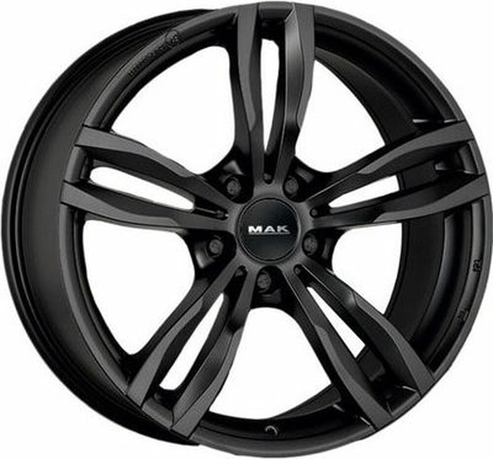 Mak Luft 8x18 5x120 ET 52 Dia 72.6 Matt Black