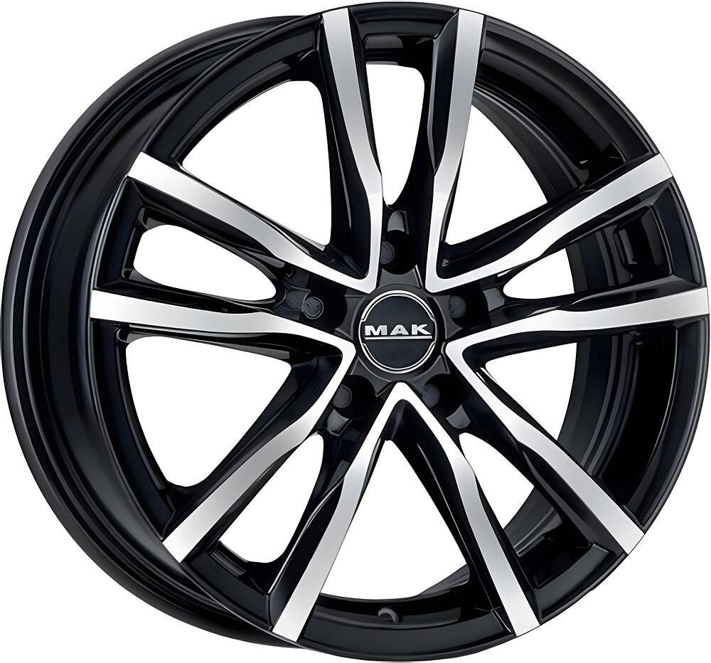 Mak Milano 8x18 5x112 ET 30 Dia 76 Black Mirror