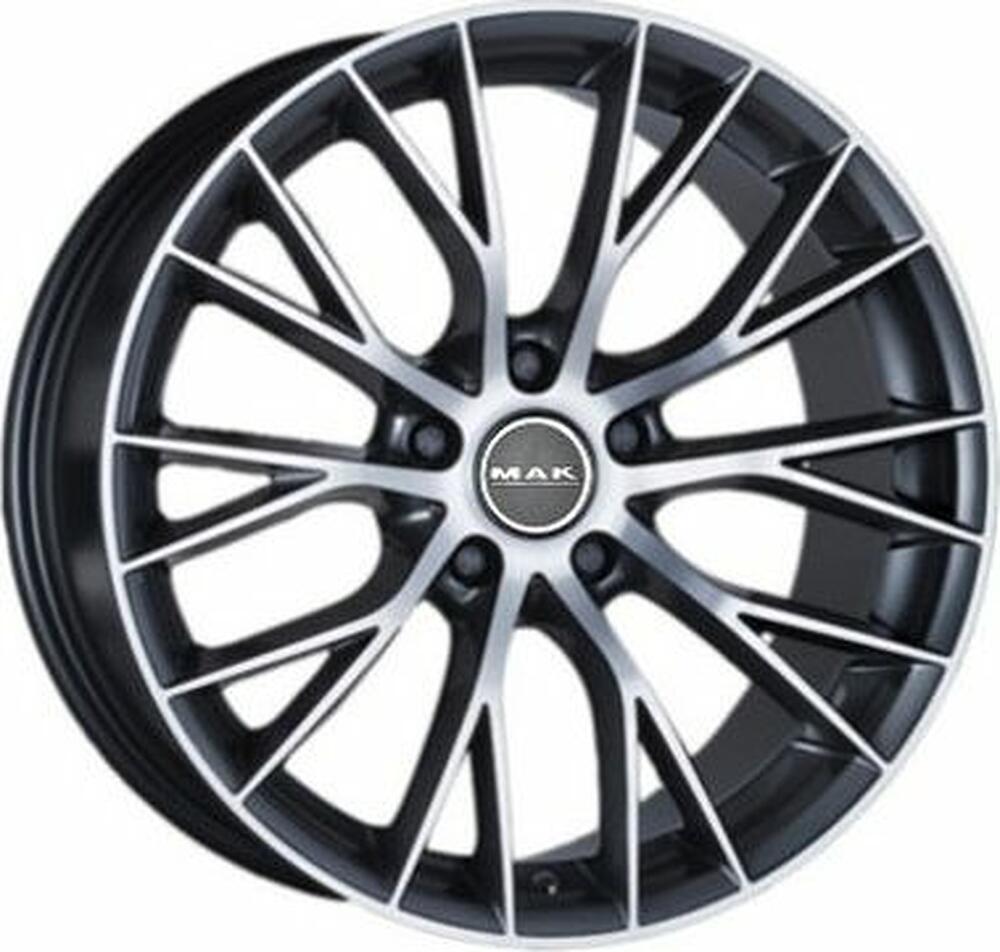 Mak Munchen 8.5x19 5x112 ET 35 Dia 76 Gunmetal Mirror Face